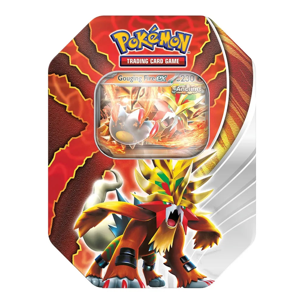 Paradox Destinies Tin (Gouging Fire ex) 4-Pack