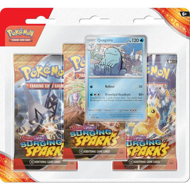 Pokémon: Scarlet & Violet 8 Surging Sparks: 3-pack Blister Quagsire