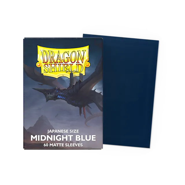 Dragonshield Midnight Blue - Matte Sleeves - Japanese Size