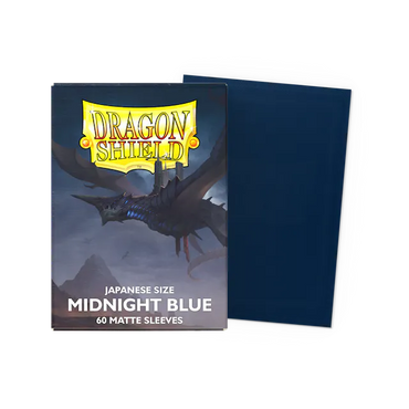 Dragonshield Midnight Blue - Matte Sleeves - Japanese Size