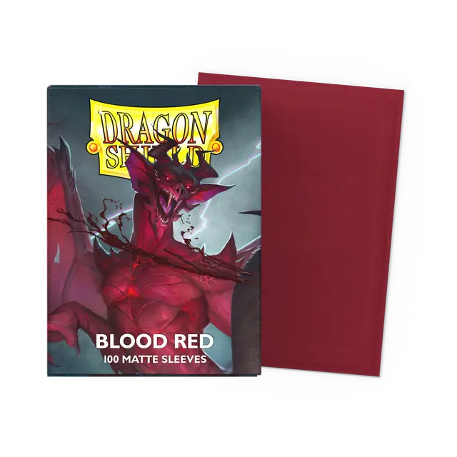 Blood Red - Matte Sleeves - Standard Size