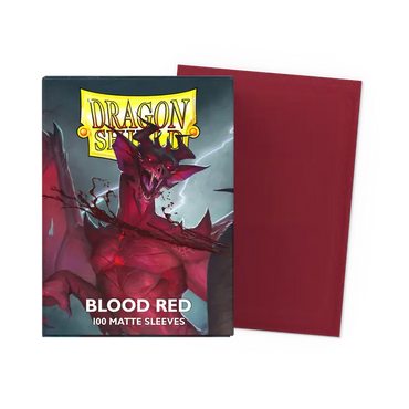 Blood Red - Matte Sleeves - Standard Size