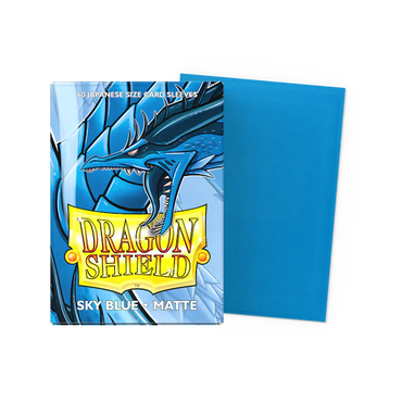Dragonshield Sky Blue - Matte Sleeves - Japanese Size