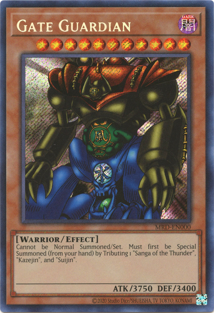 Gate Guardian (25th Anniversary) [MRD-EN000] Secret Rare