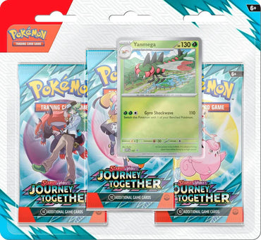 SCARLET & VIOLET 9: JOURNEY TOGETHER - 3-PACK BLISTER **YANMEGA**